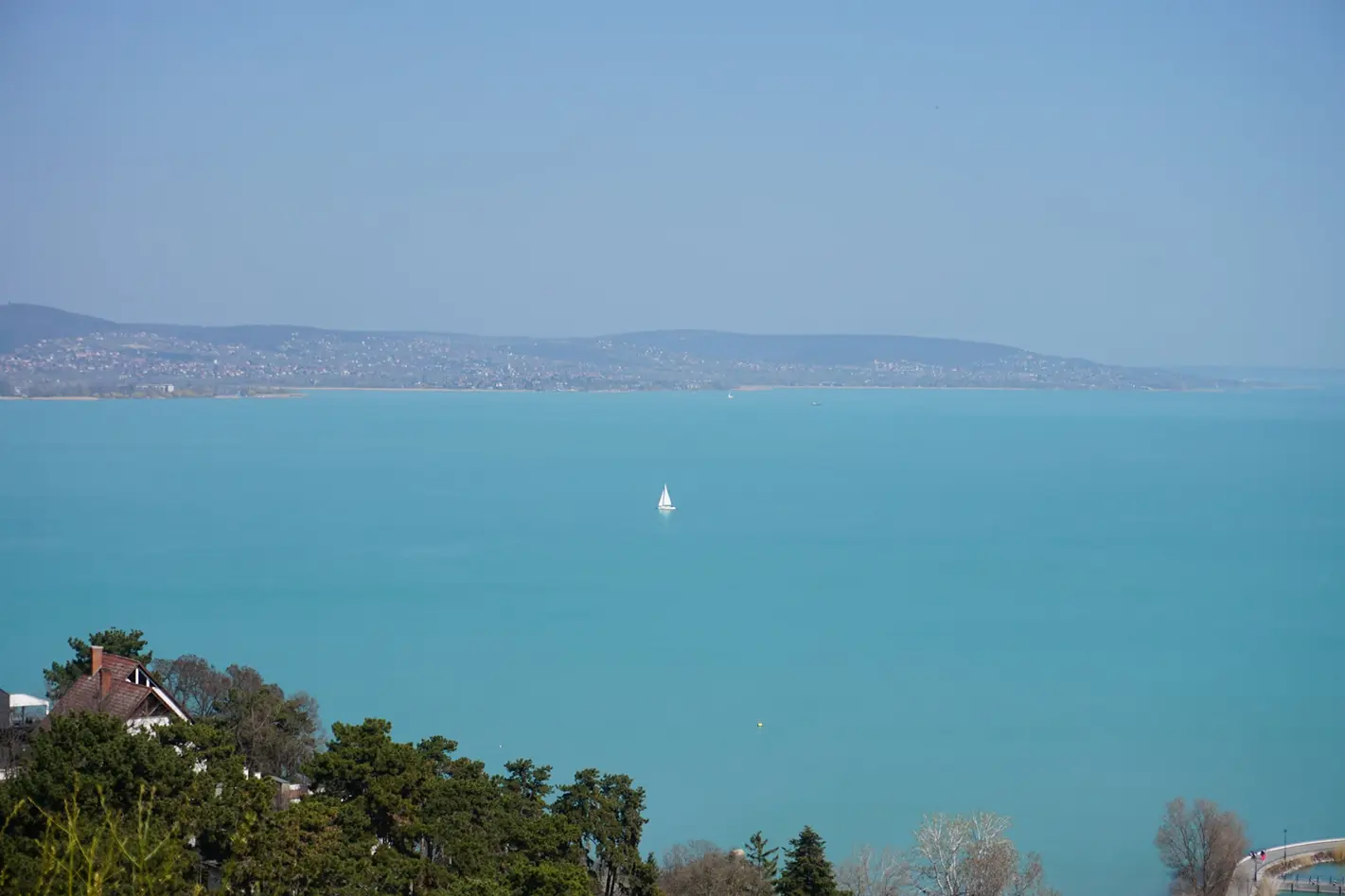 図7：ハンガリーの海とも言われるバラトン湖